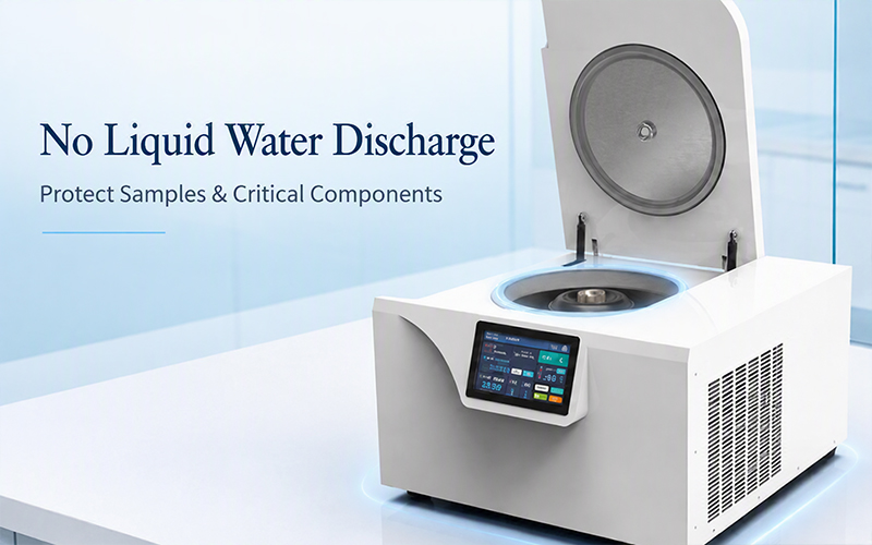 Welso Refrigerated Centrifuge with Patented Condensate Evaporation Technology for Greater Reliability Welso Refrigerated Centrifuge with Patented Condensate Evaporation Technology for Greater Reliability
